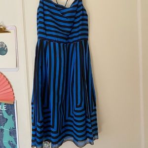 Black and blue Anna Sun by Anthropologie dress
